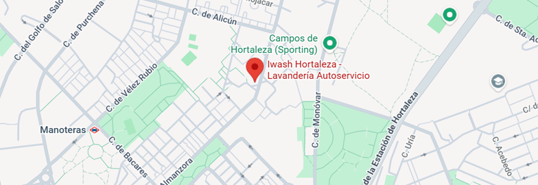 Mapa de ubicación de IWash Hortaleza, C. de las Cuevas de Almanzora 187, Madrid